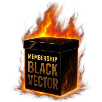 Membresía Black vector