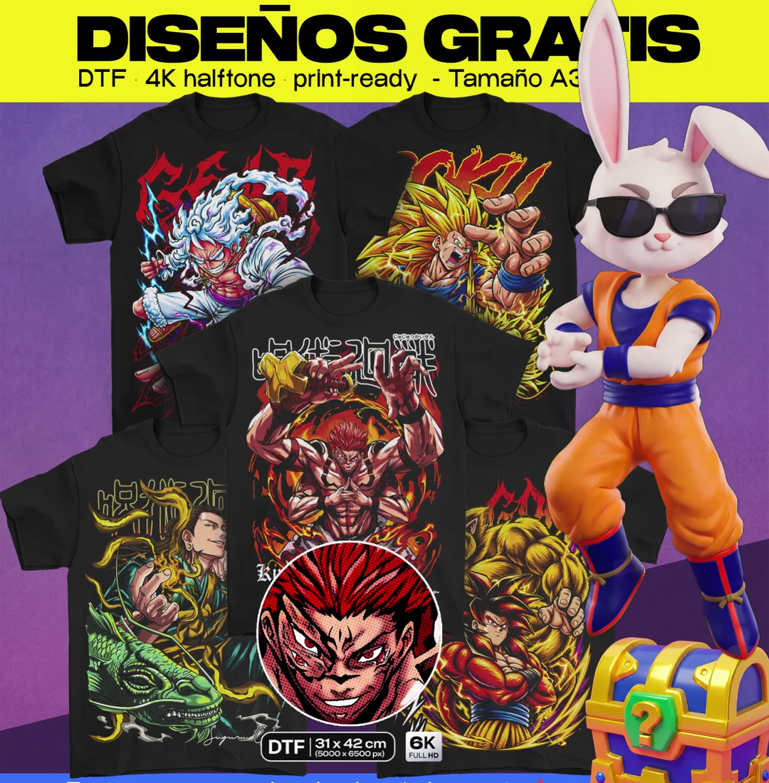 Diseños gratis DTF